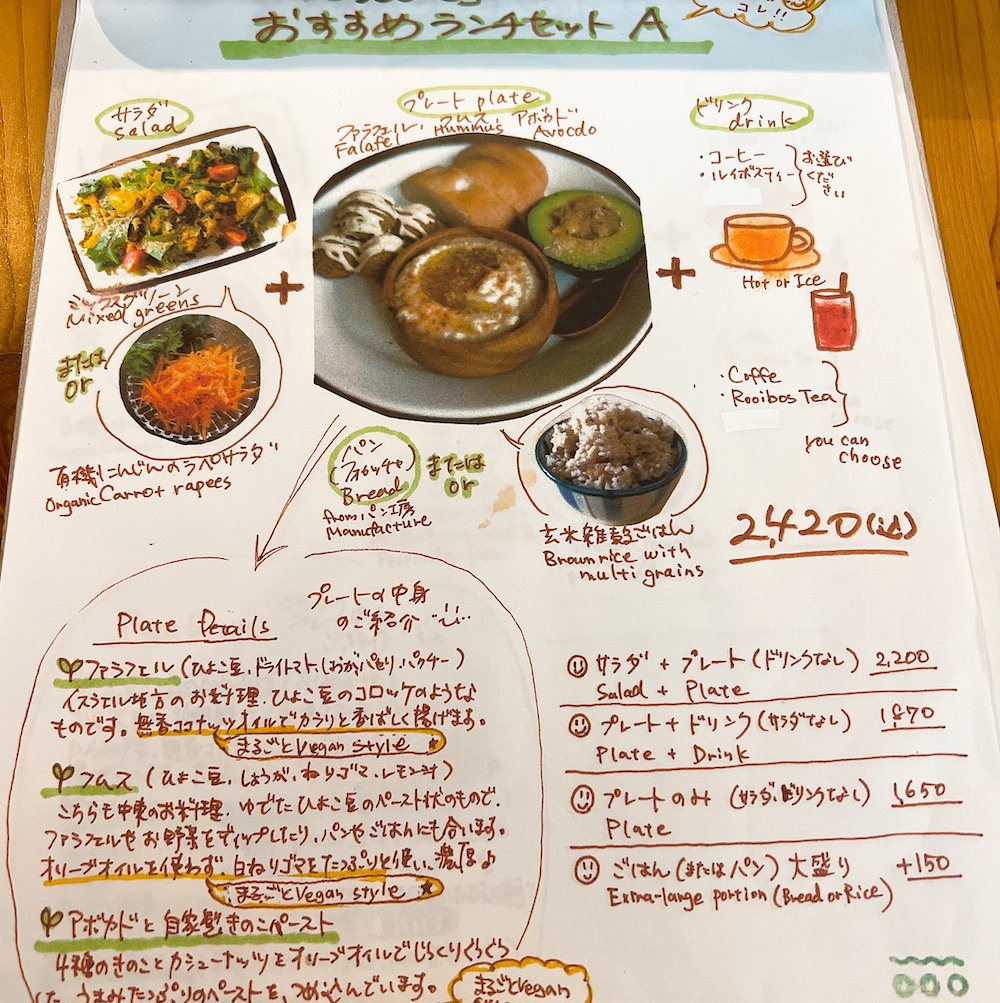 おすすめランチセットB(プレート+ドリンク) 1,870円